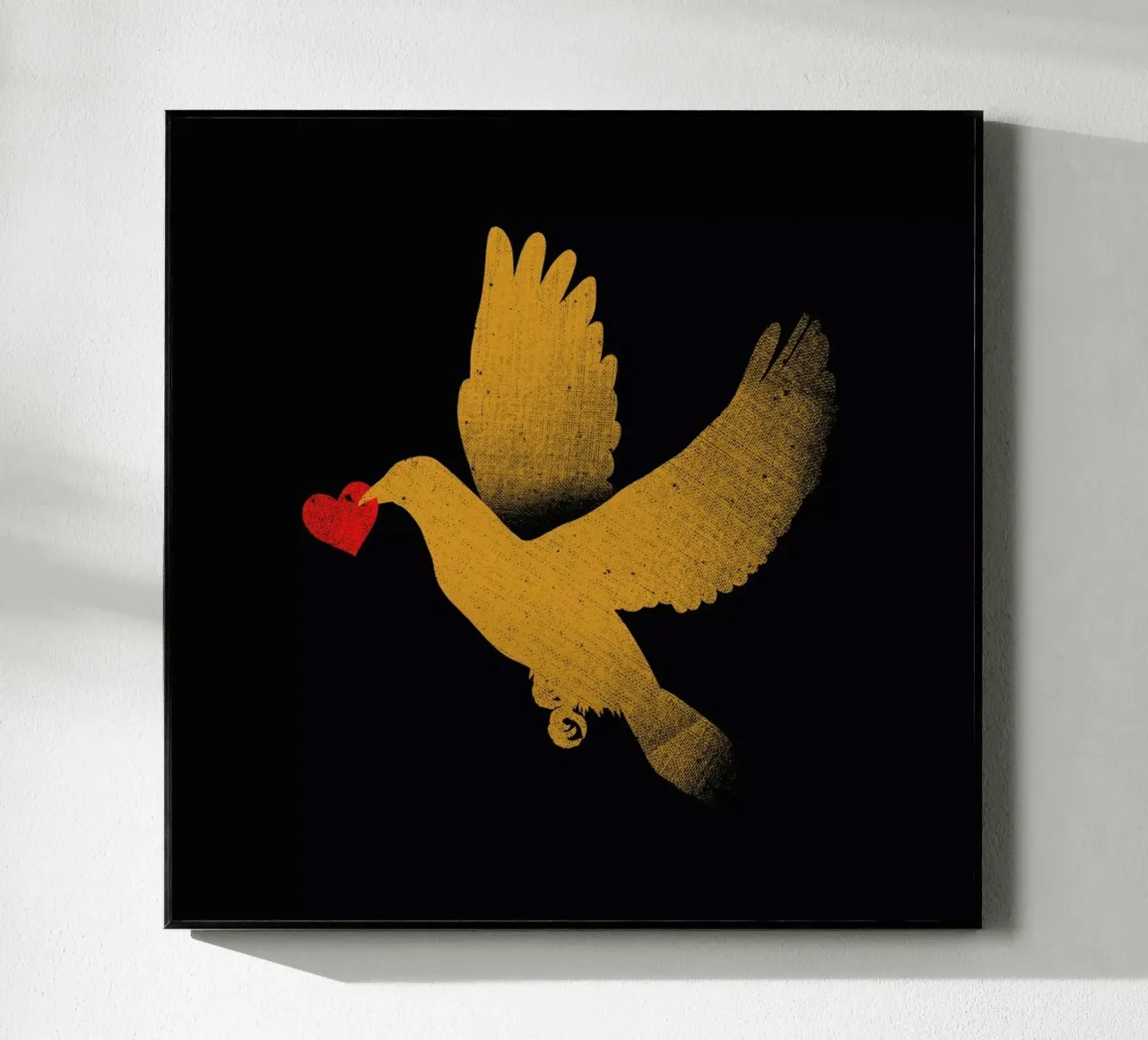 Love acrylic glass by Tobe Fonseca