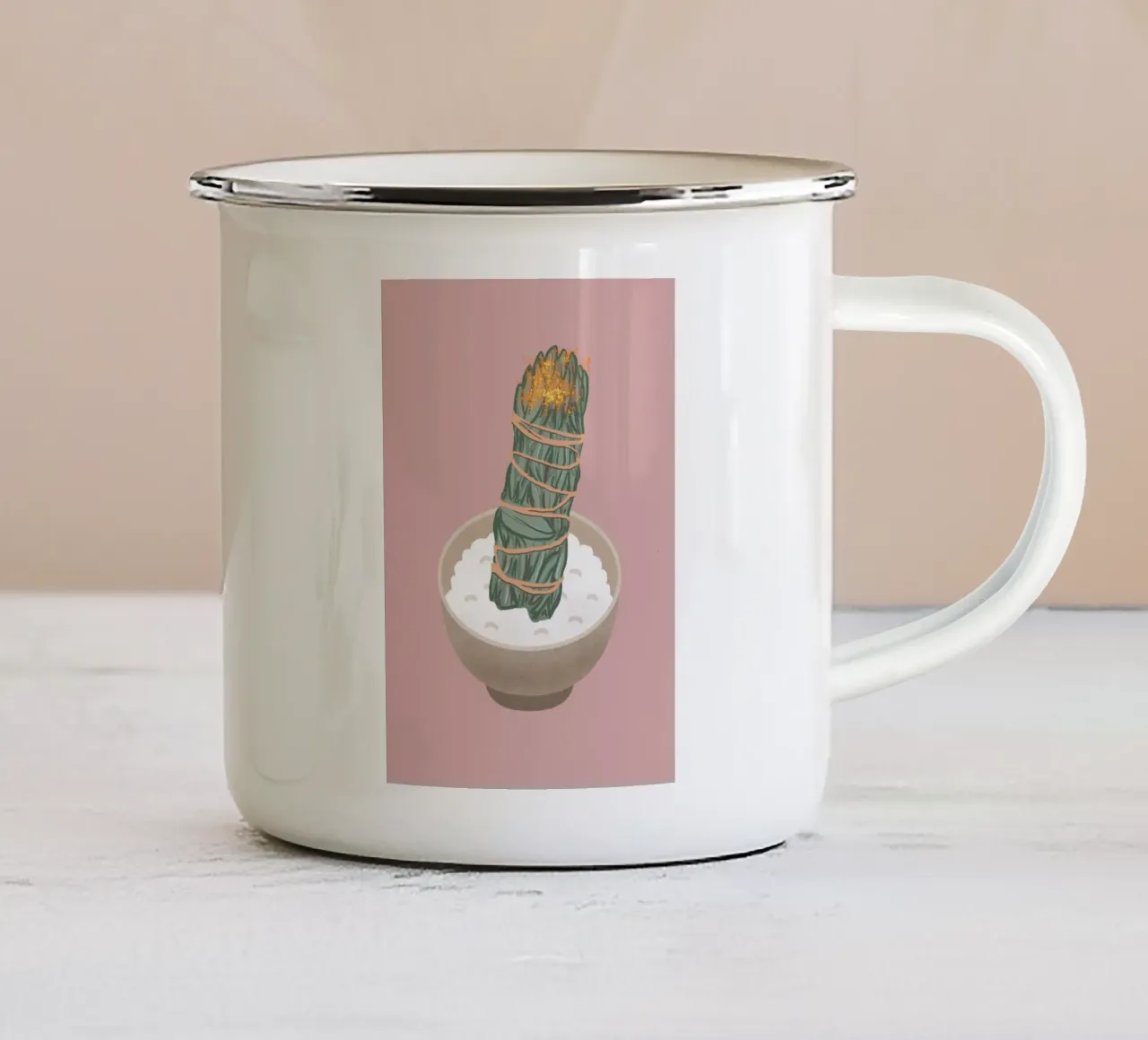Salvia tazza in smalto da AESTHETIC VIBES by Isabel