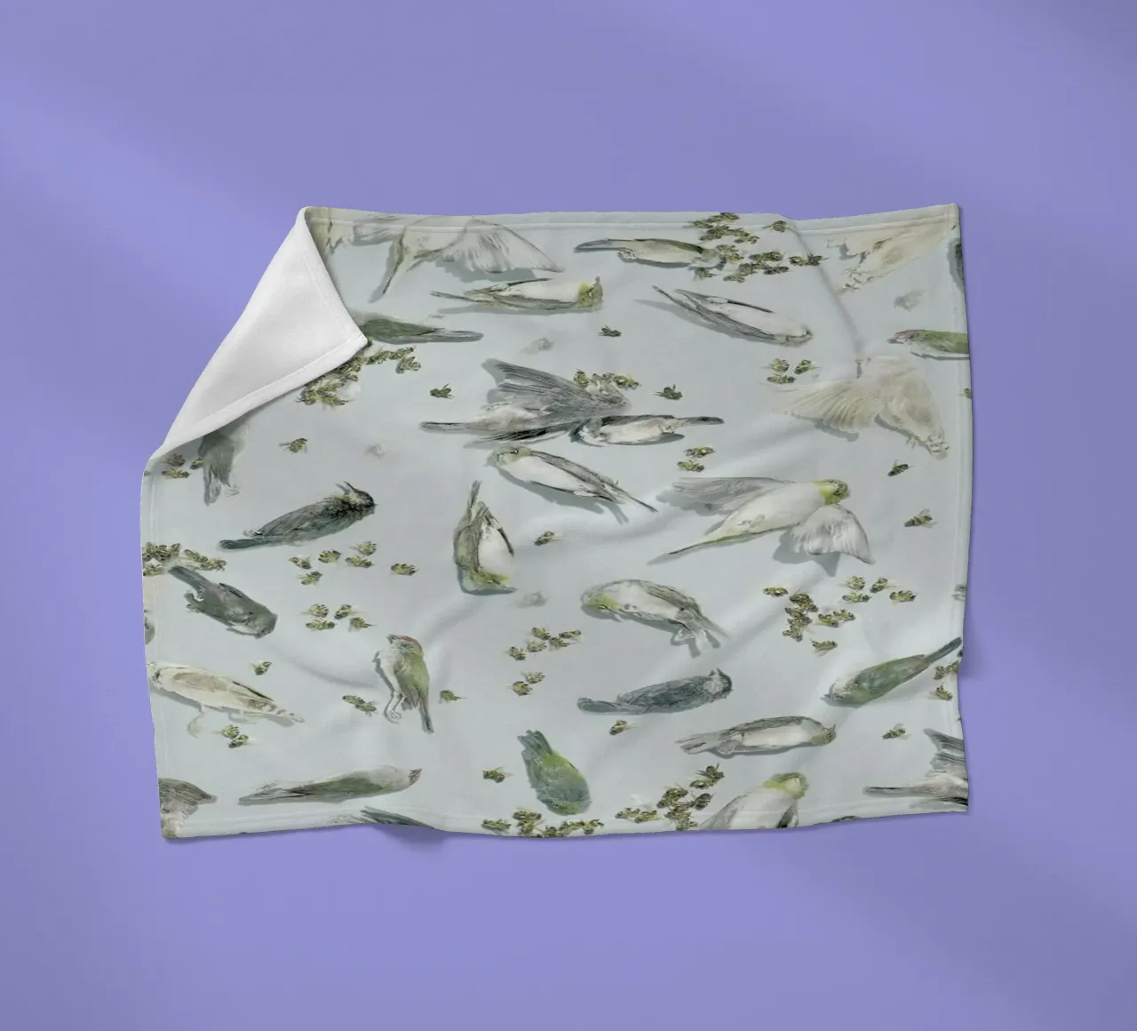 Birds & Bees coperta in pile da Julian Wolkenstein