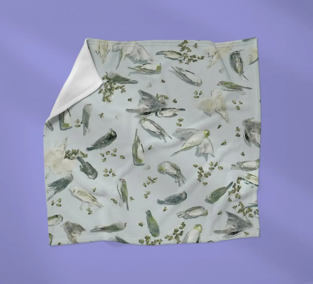 Birds & Bees coperta in pile da Julian Wolkenstein