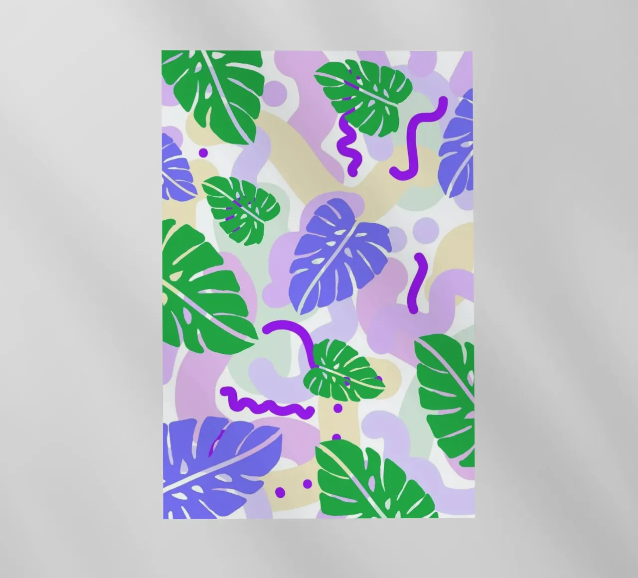 Monstera Pastel pellicola backlit da Vasare Nar
