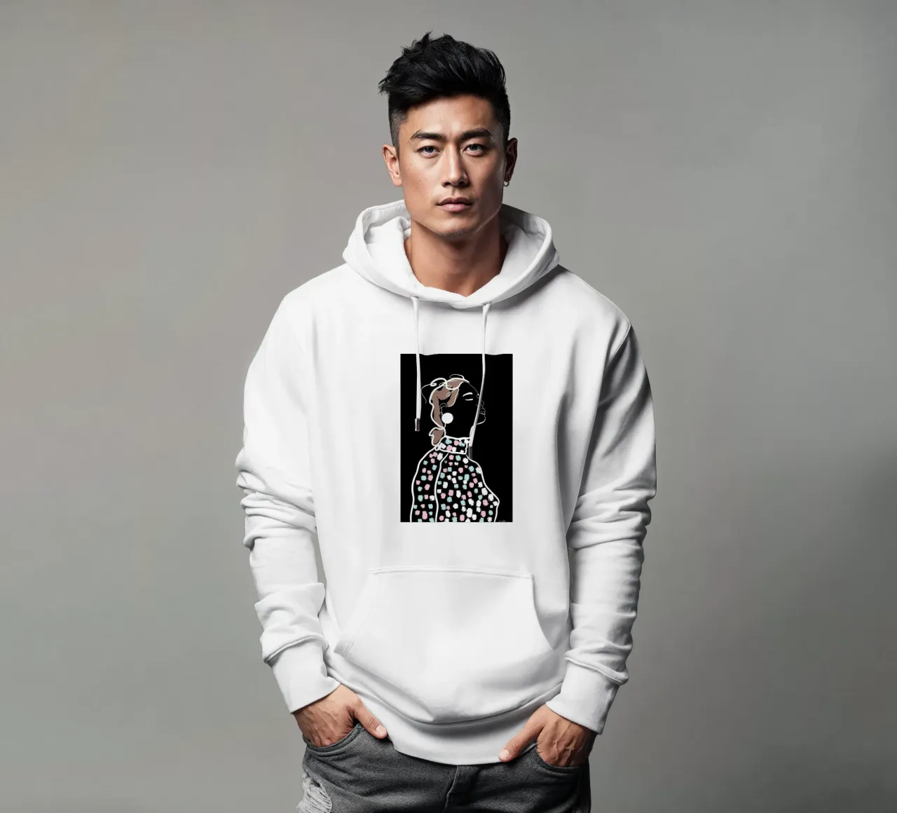 Inhale felpa con cappuccio da Linda Gobeta