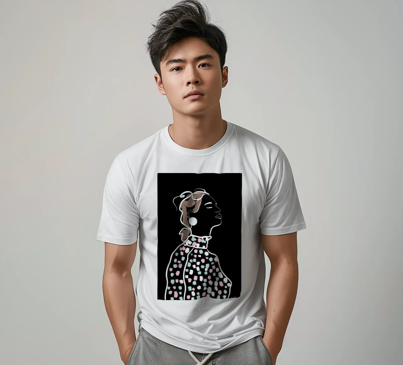 Inhale t-shirt da Linda Gobeta