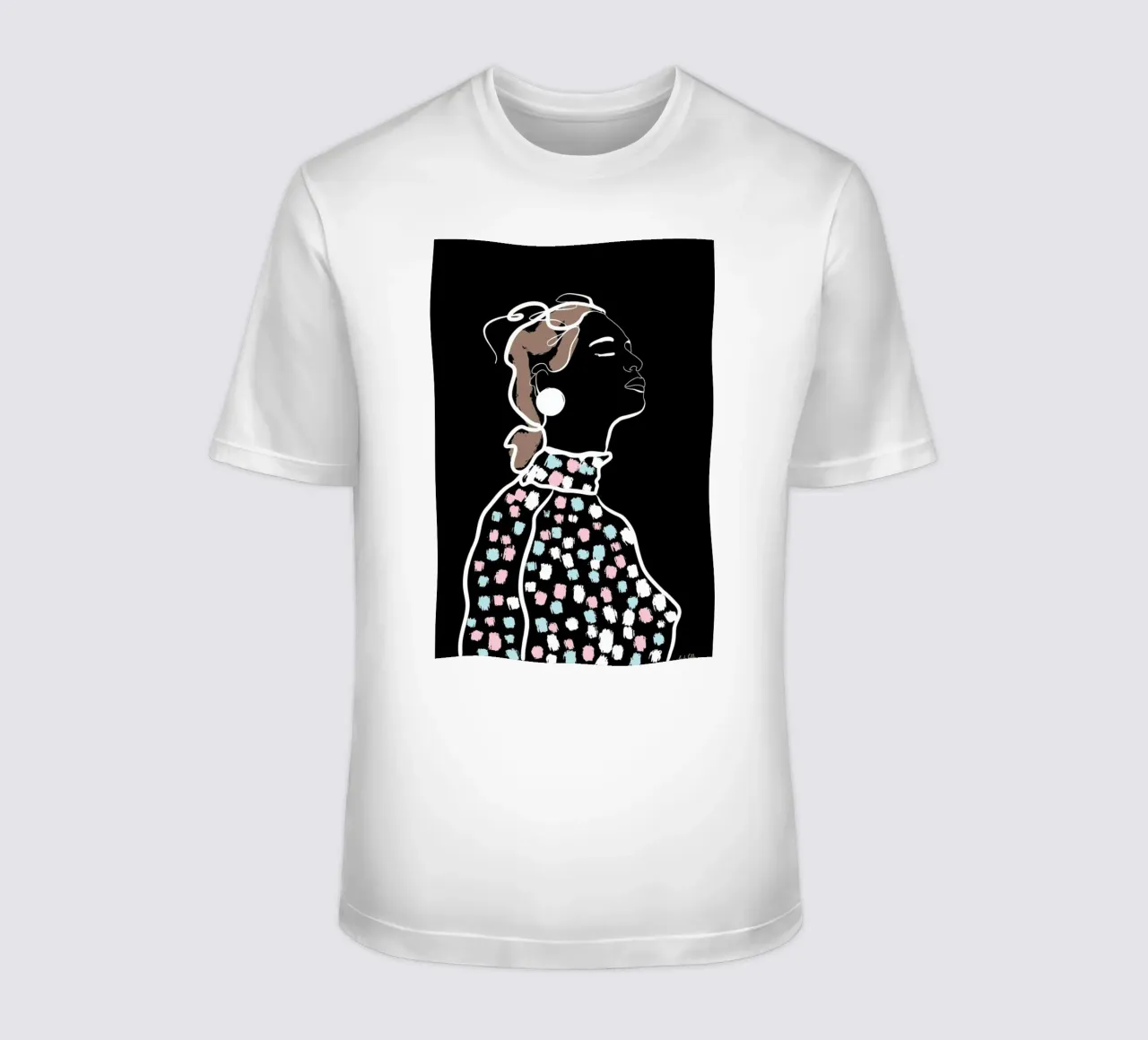 Inhale t-shirt da Linda Gobeta