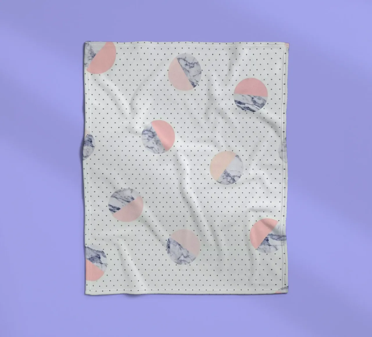 Marble Fleecedecke von Kind of Style