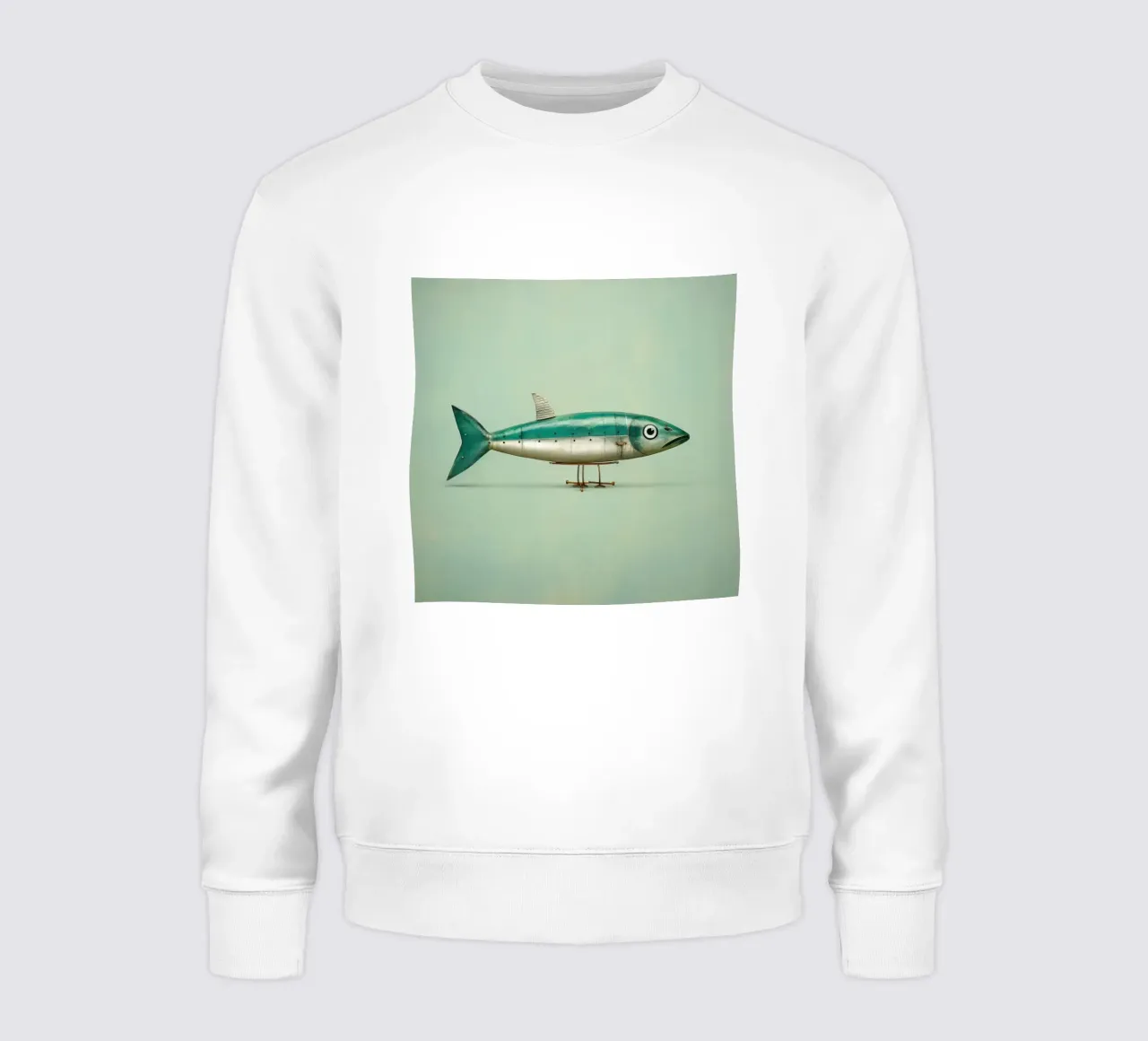 Minimal Sardine 2 felpa da Minimal Animal Art