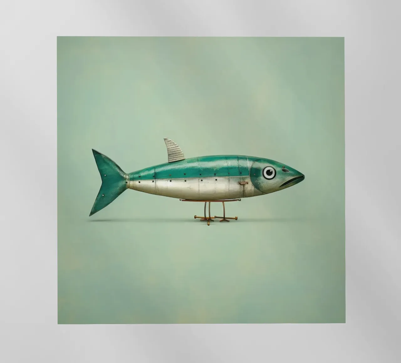 Minimal Sardine 2 pellicola backlit da Minimal Animal Art