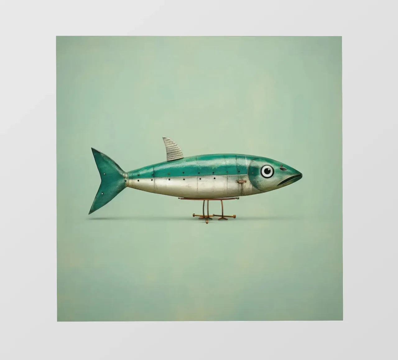 Minimal Sardine 2 pellicola backlit da Minimal Animal Art