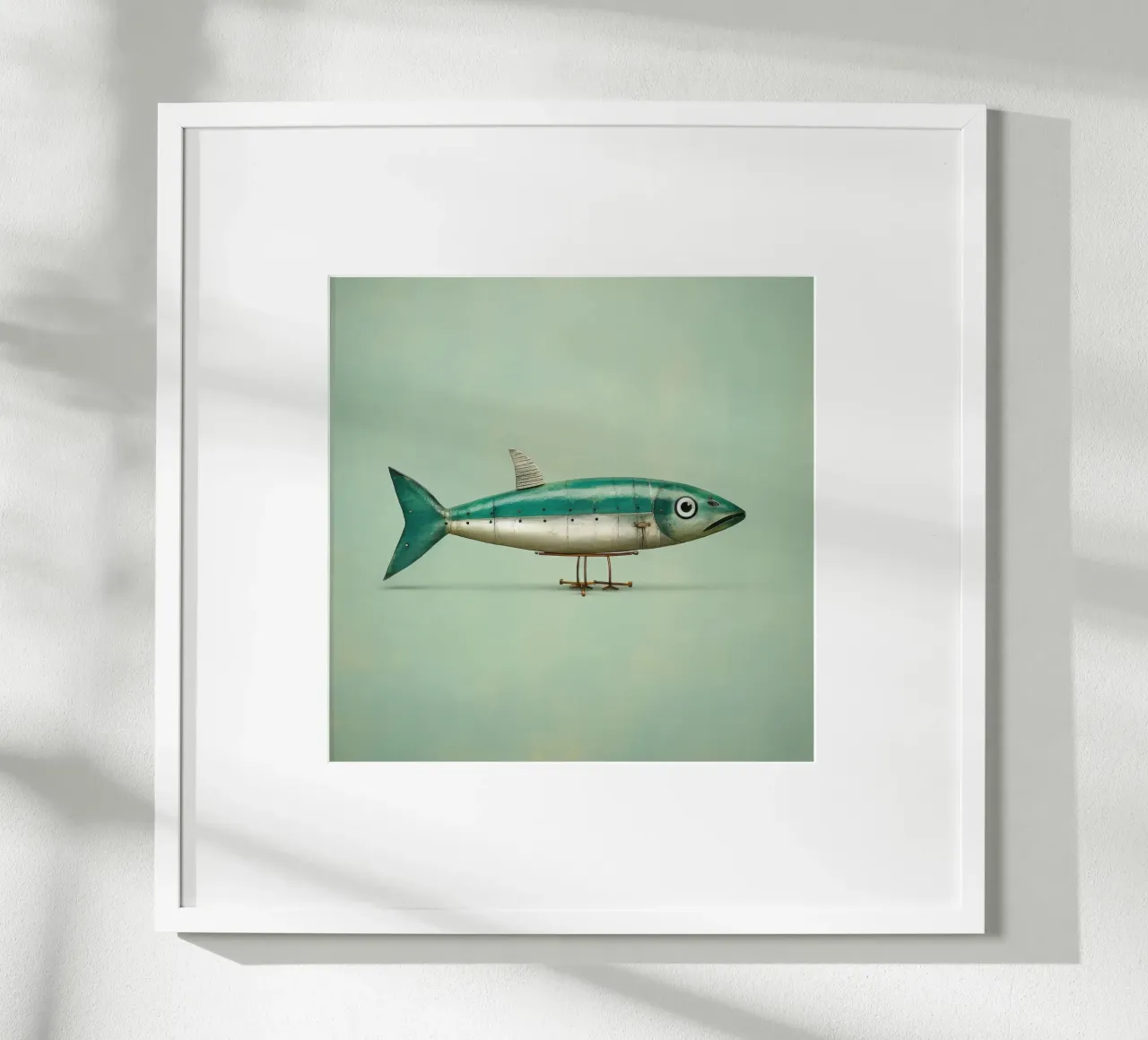 Minimal Sardine 2 carta hahnemühle da Minimal Animal Art