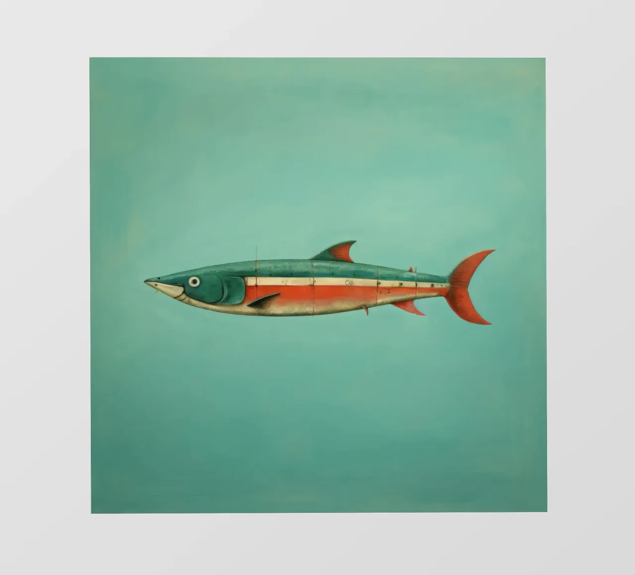 Minimal Sardine 3 pellicola backlit da Minimal Animal Art