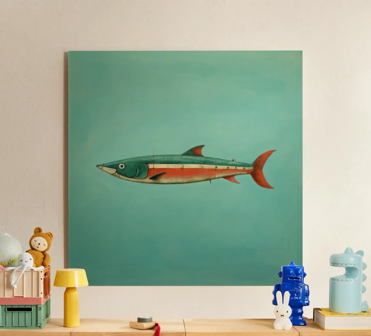 Minimal Sardine 3 plexiglass da Minimal Animal Art