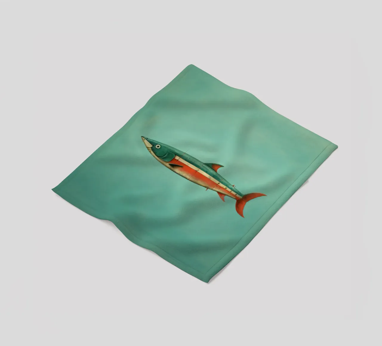 Minimal Sardine 3 coperta in pile da Minimal Animal Art