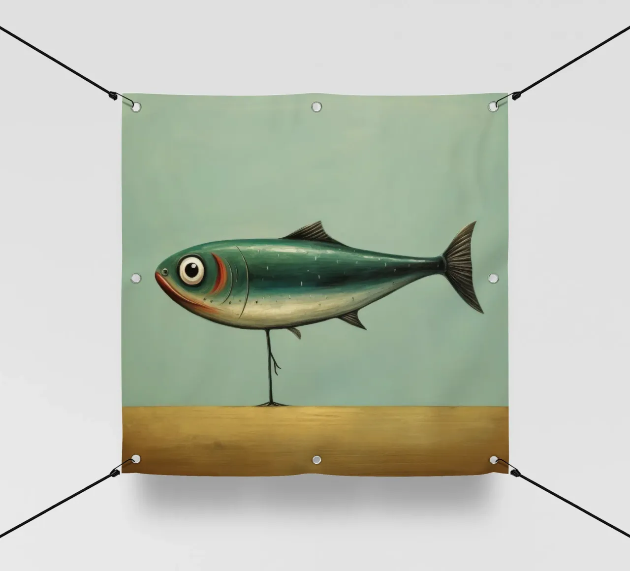 Minimal Sardine 4 telo in pvc da Minimal Animal Art