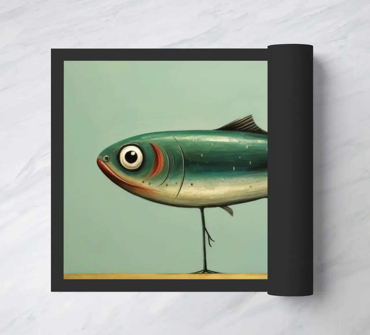 Minimal Sardine 4 zerbino da Minimal Animal Art