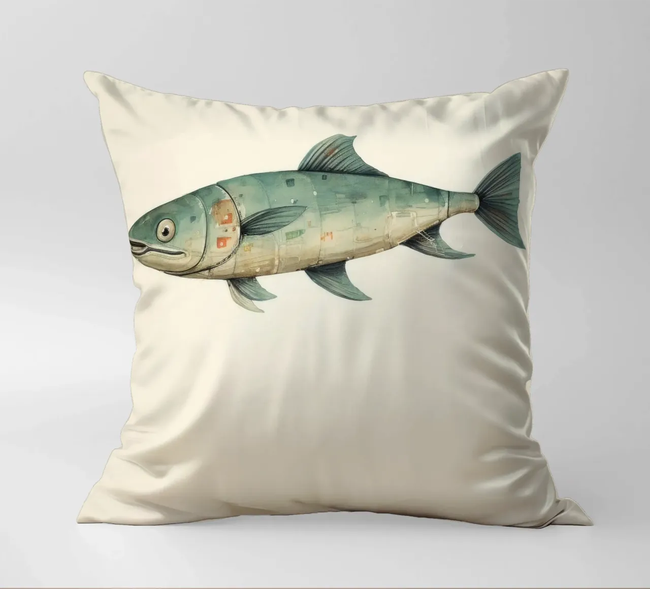 Minimo Sardina 1 cuscino da Minimal Animal Art