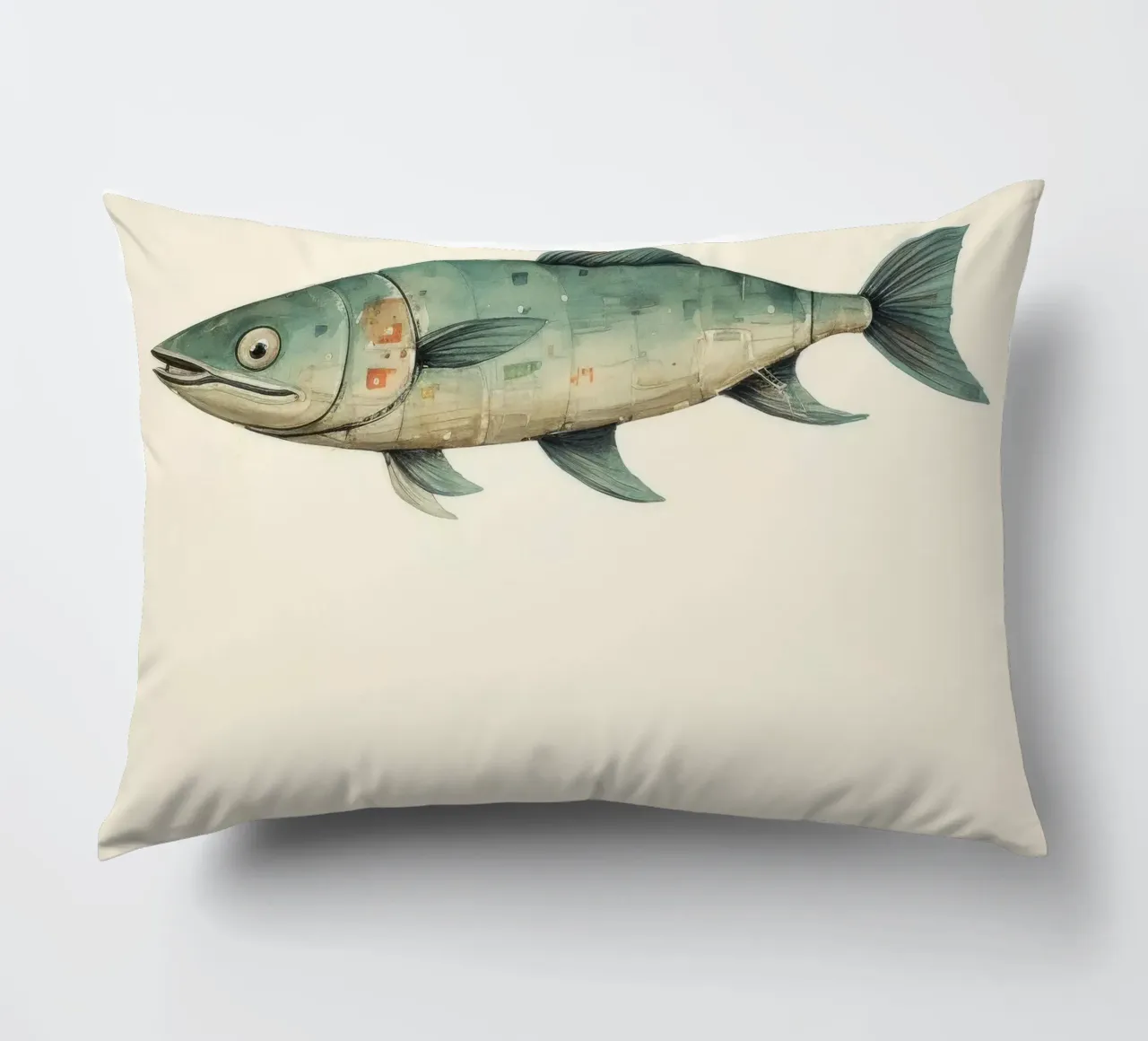 Minimo Sardina 1 cuscino da Minimal Animal Art