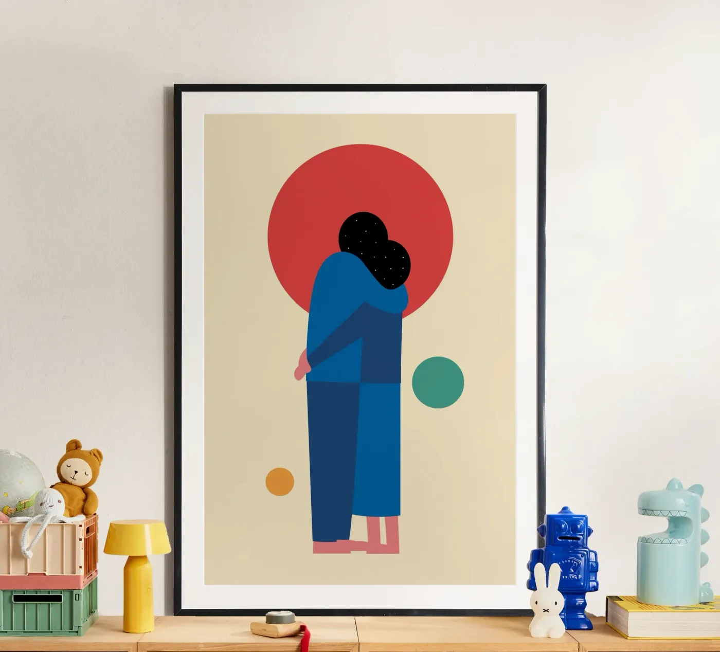 Ein Moment Poster mit Aluminium Rahmen von Andy Westface