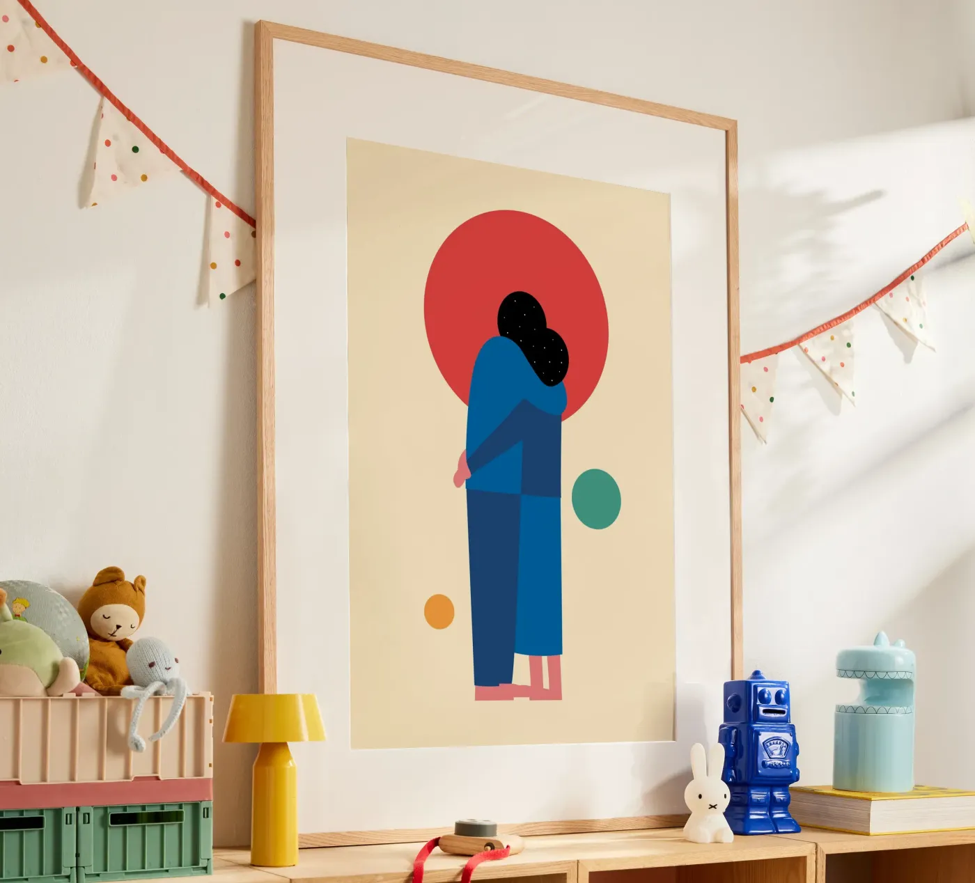Ein Moment Poster mit Aluminium Rahmen von Andy Westface