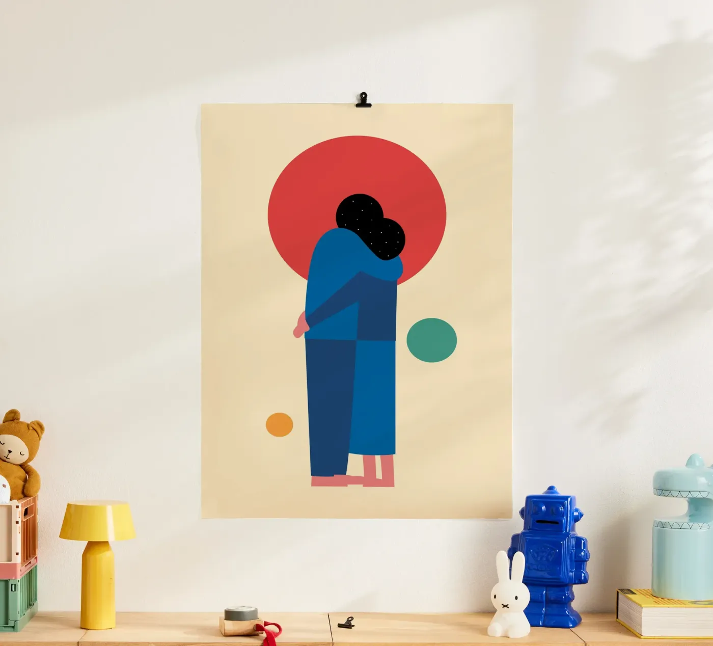 Ein Moment Poster mit Aluminium Rahmen von Andy Westface