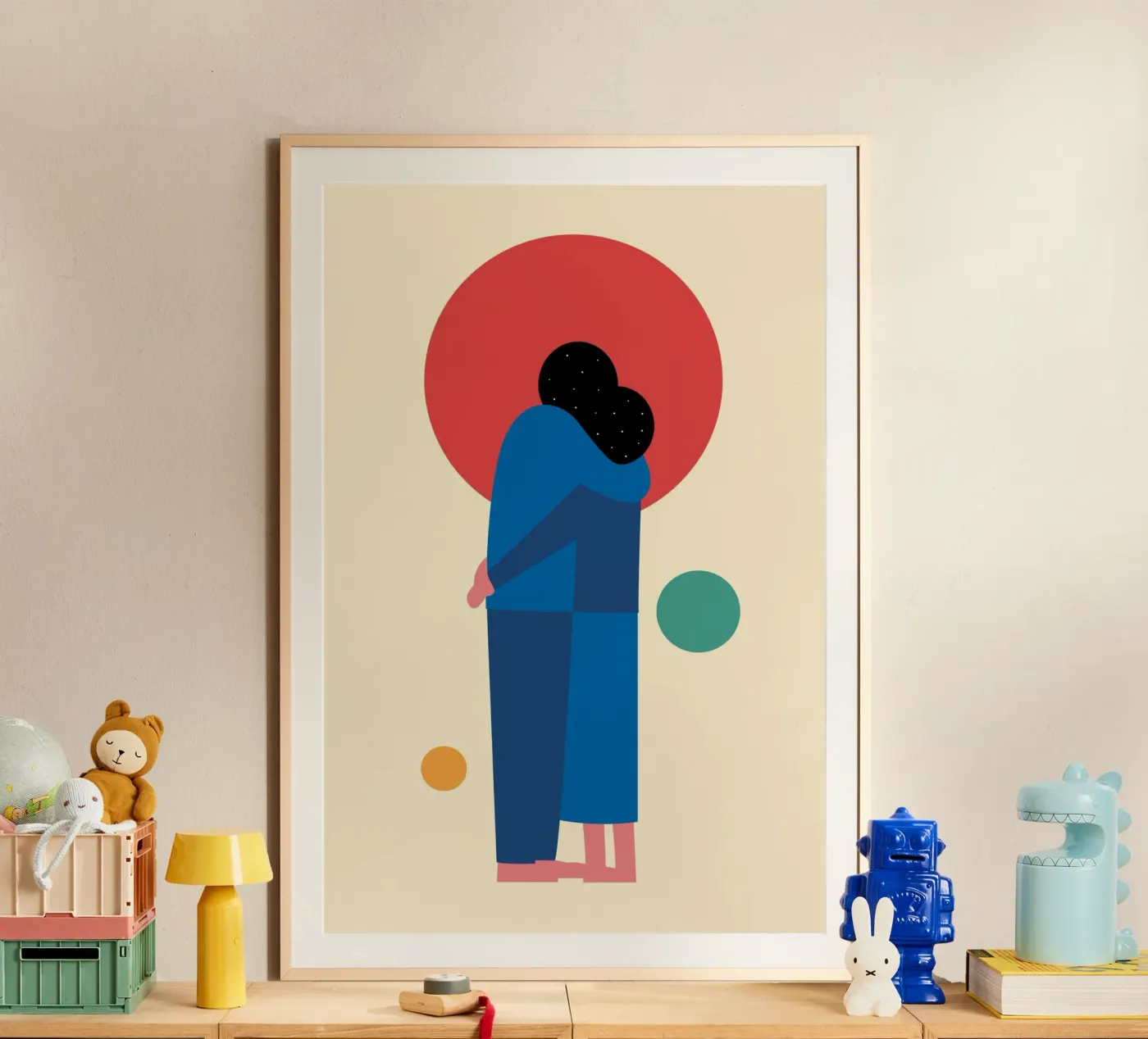 Ein Moment Poster mit Aluminium Rahmen von Andy Westface