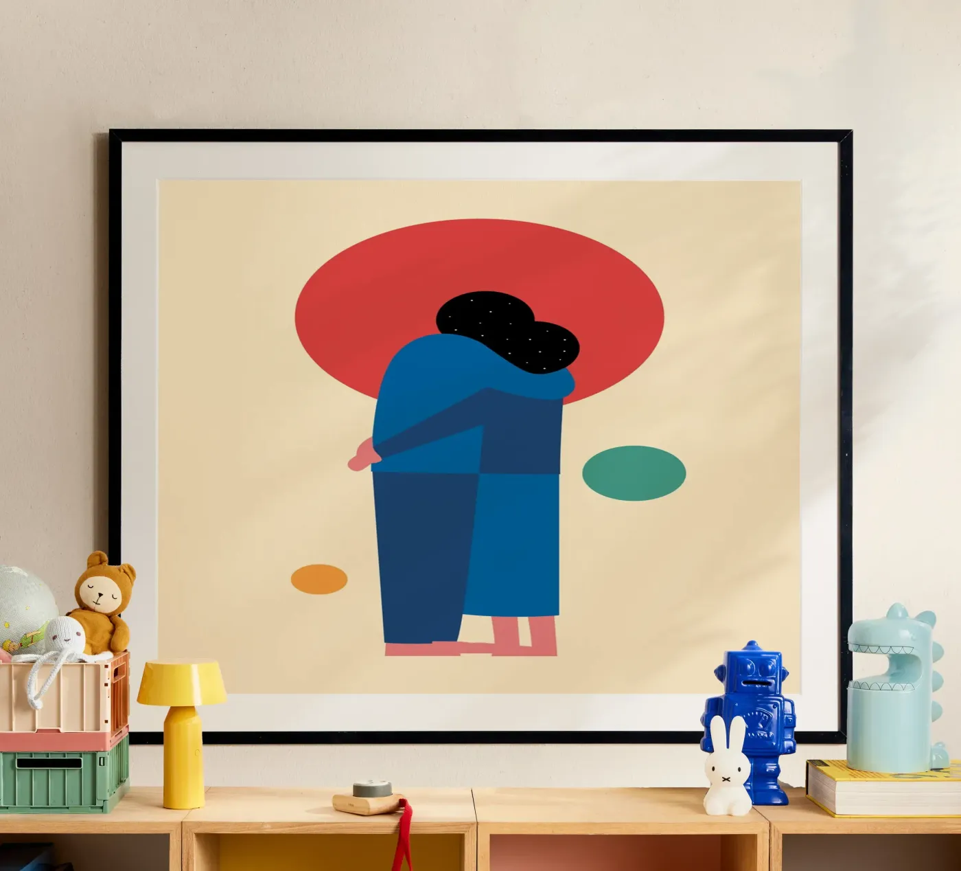 Ein Moment Poster mit Aluminium Rahmen von Andy Westface