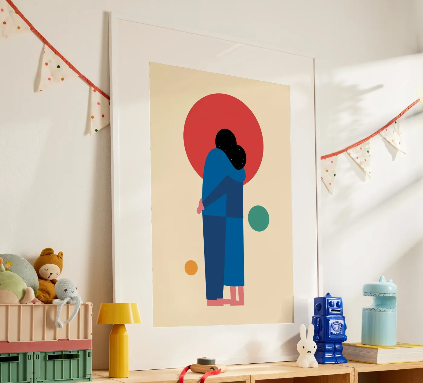 Ein Moment Poster mit Aluminium Rahmen von Andy Westface