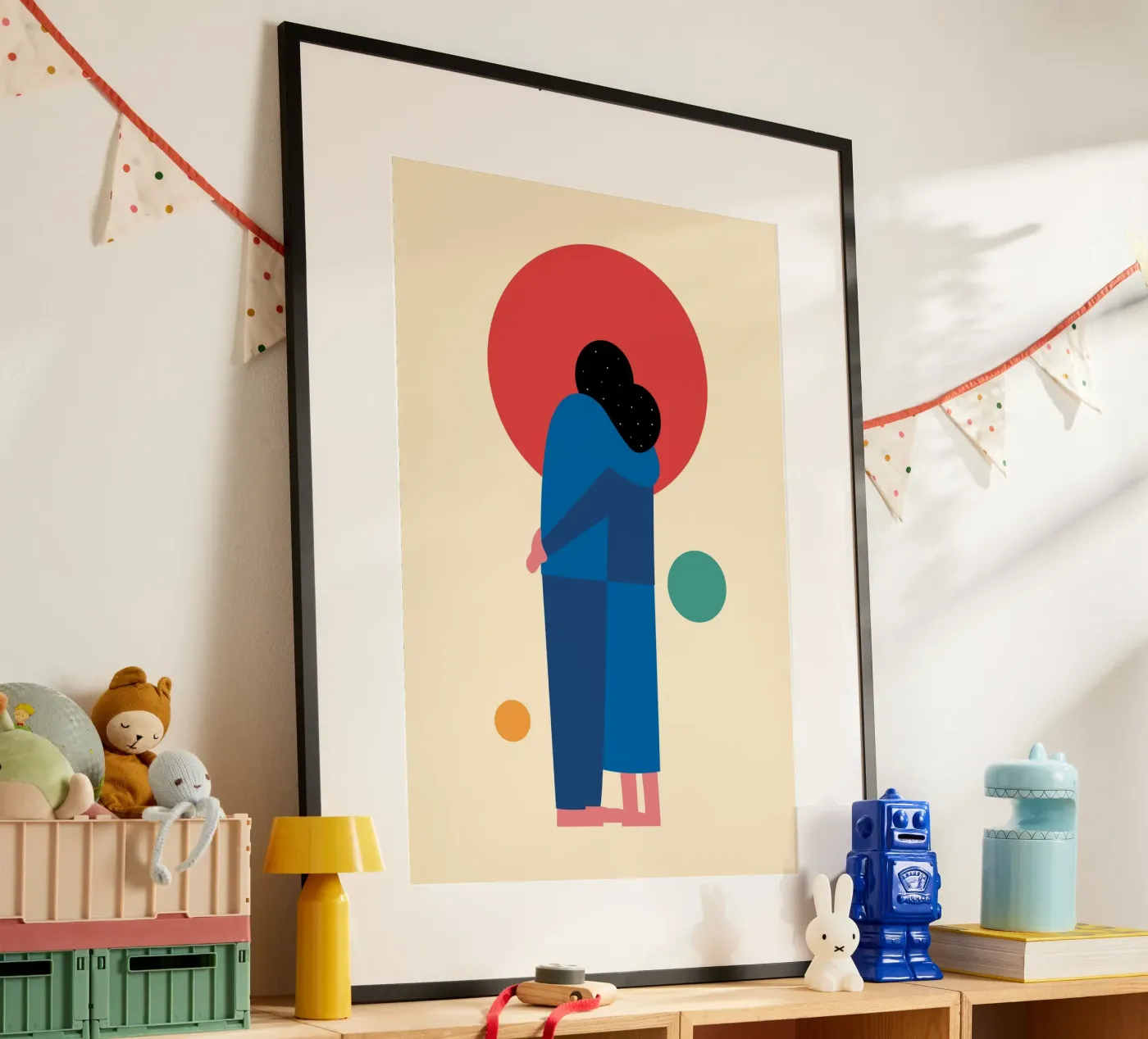 Ein Moment Poster mit Aluminium Rahmen von Andy Westface