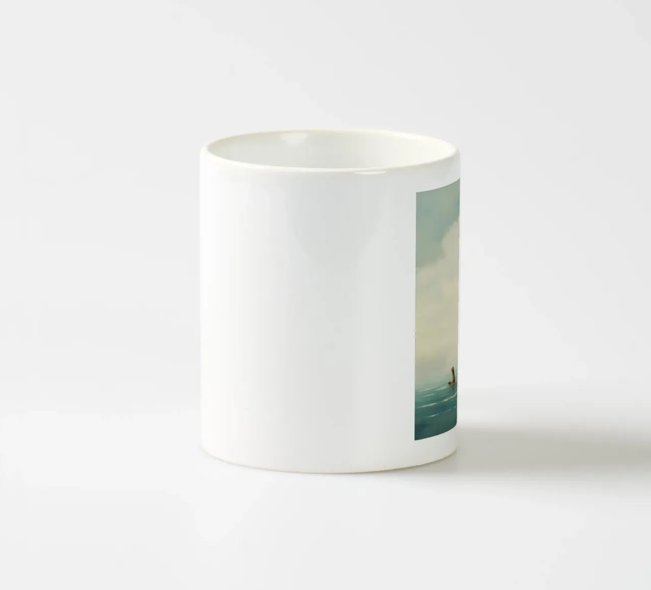 Leone marino minimo 3 tazza in ceramica da Minimal Animal Art
