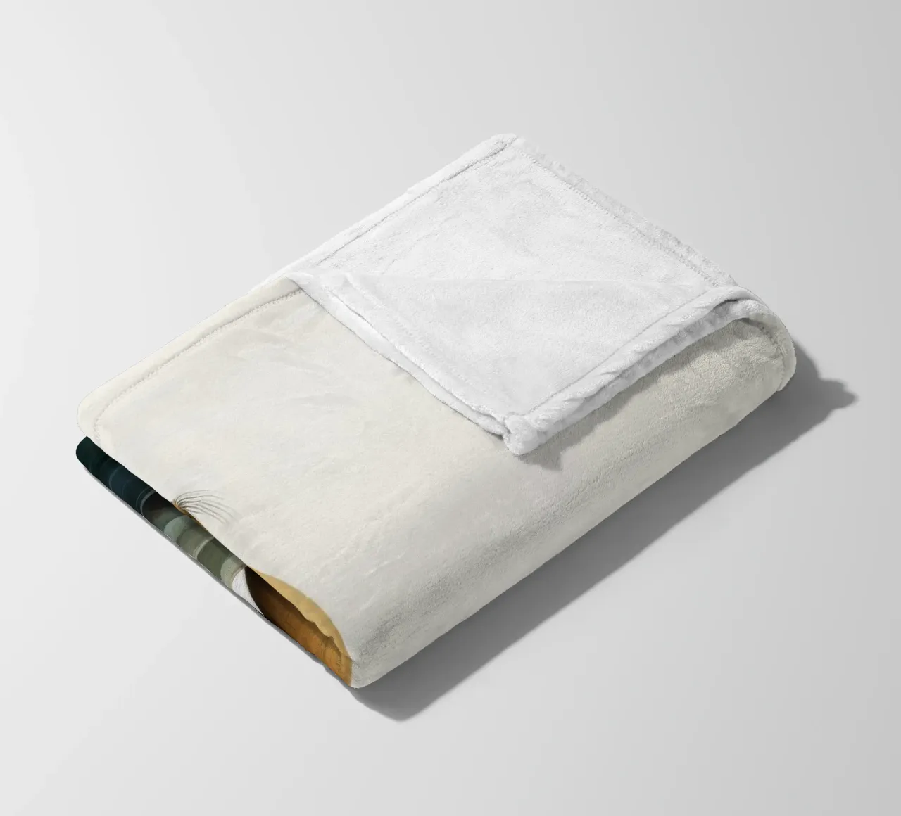Minimal Sea Lion 4 fleece blanket by Minimal Animal Art