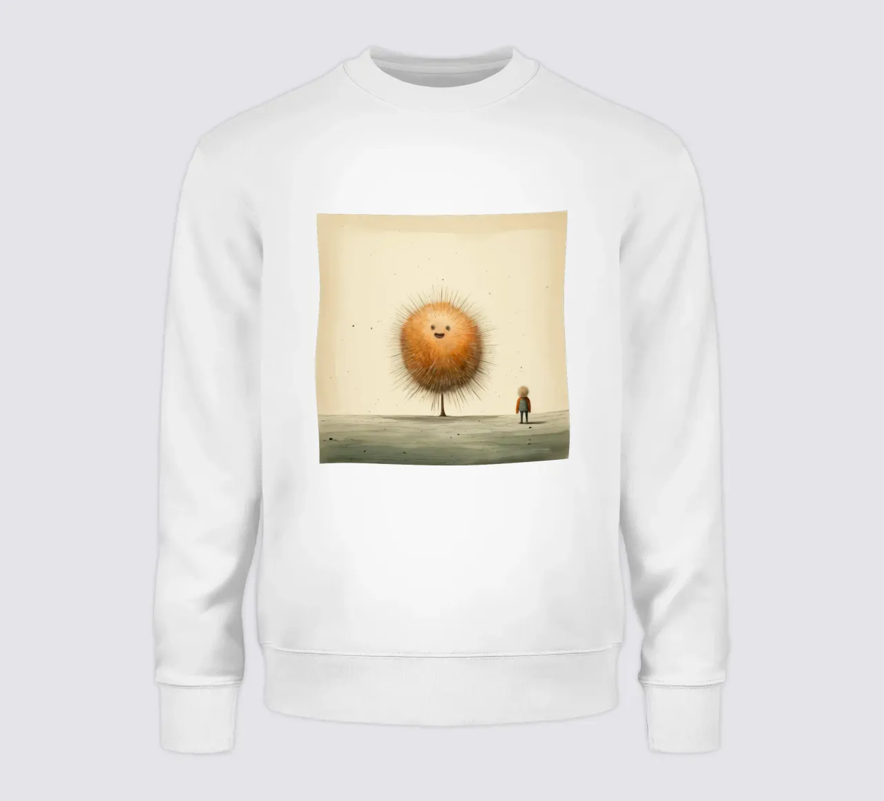 Riccio di mare minimo 2 felpa da Minimal Animal Art