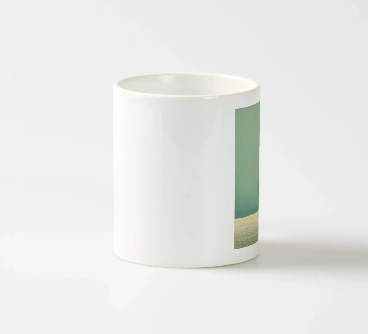 Riccio di mare minimo 3 tazza in ceramica da Minimal Animal Art