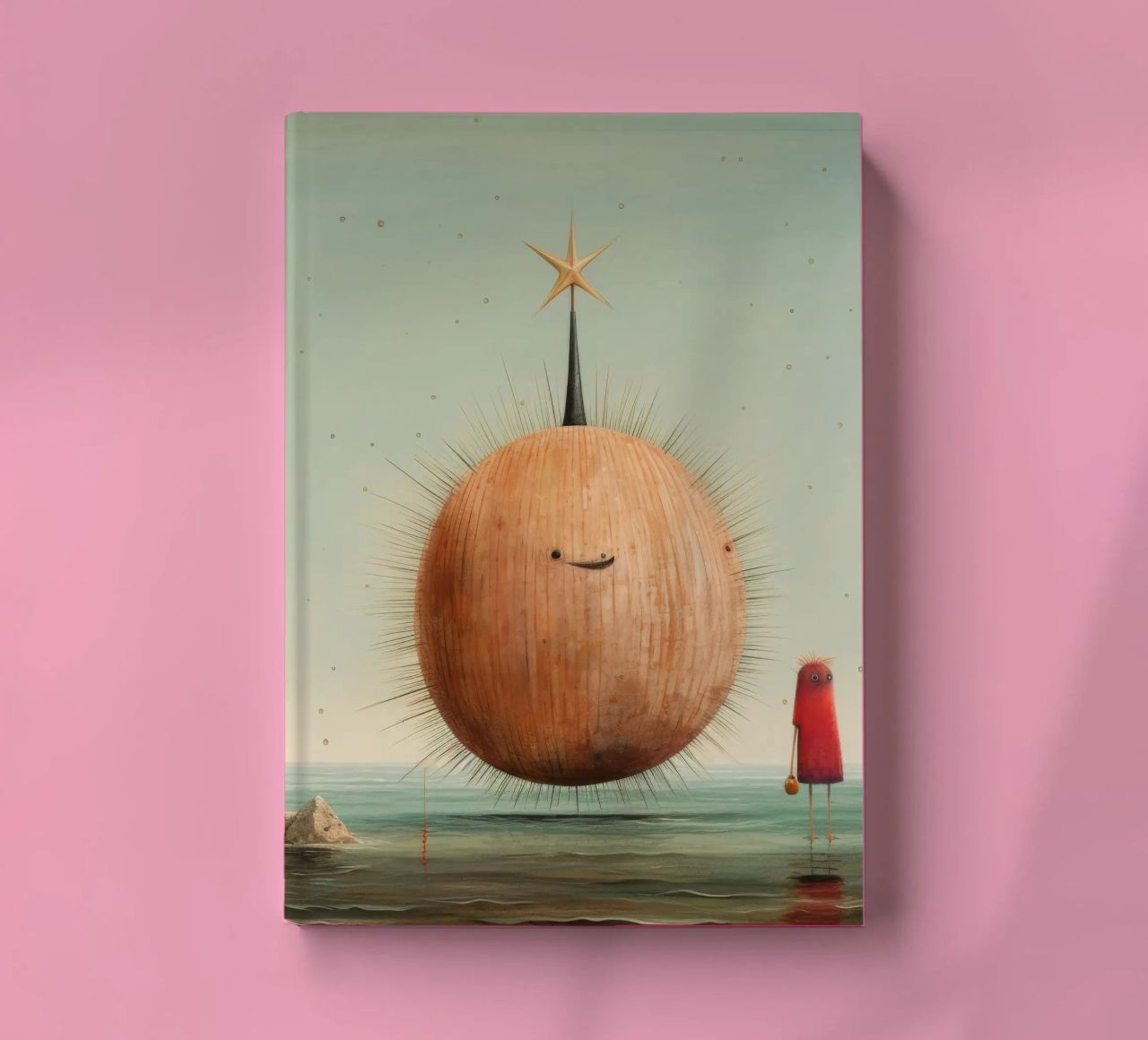 Oursin minimal 1 carnet de notes de Minimal Animal Art