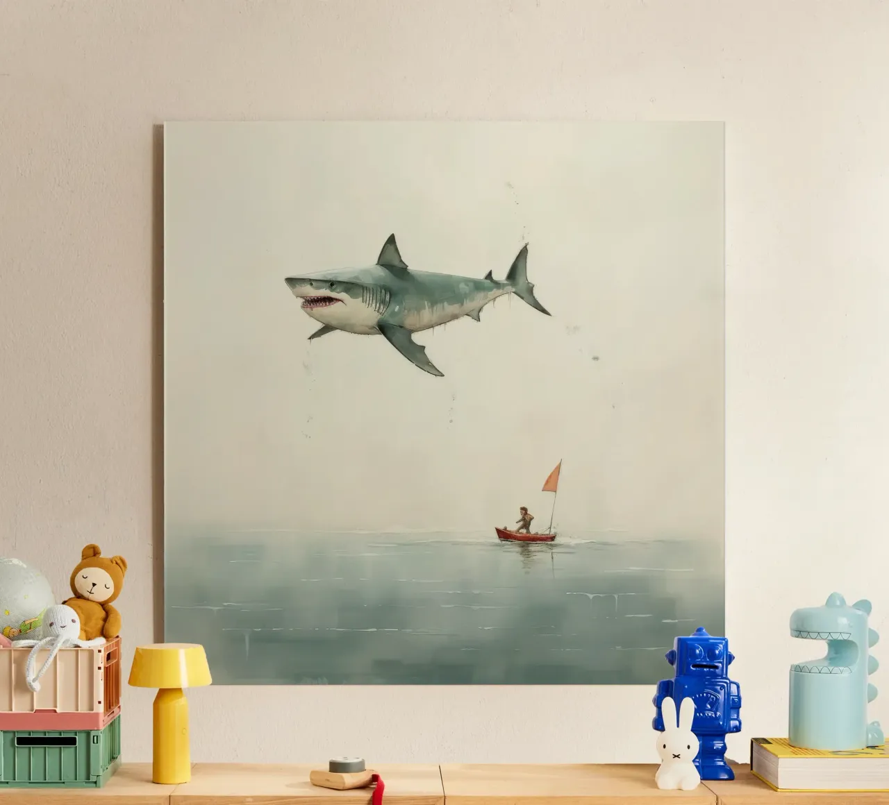 Minimal Shark plexiglass da Minimal Animal Art