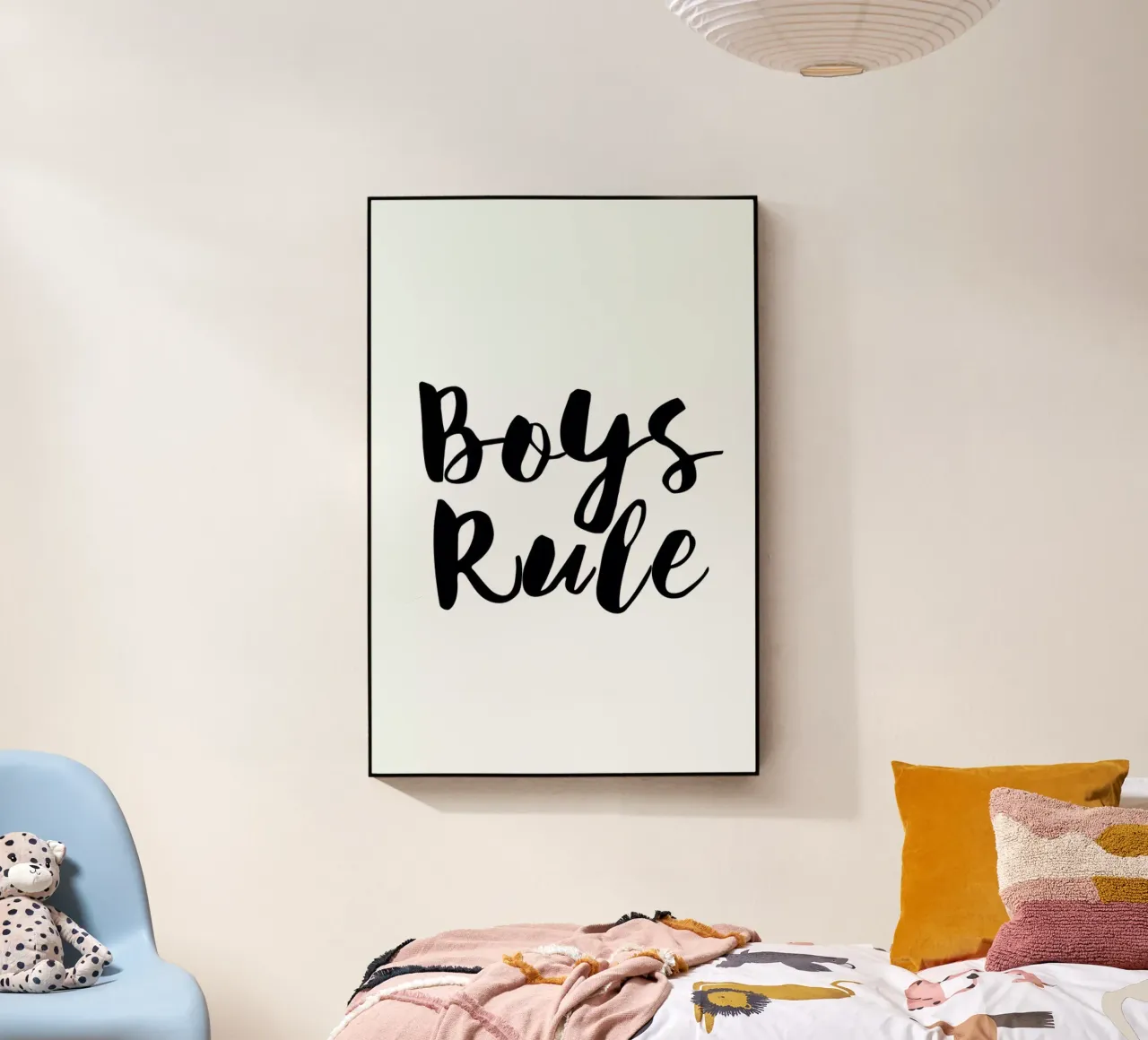 Boys Rule plexiglass da Mottos by Sinan Saydik