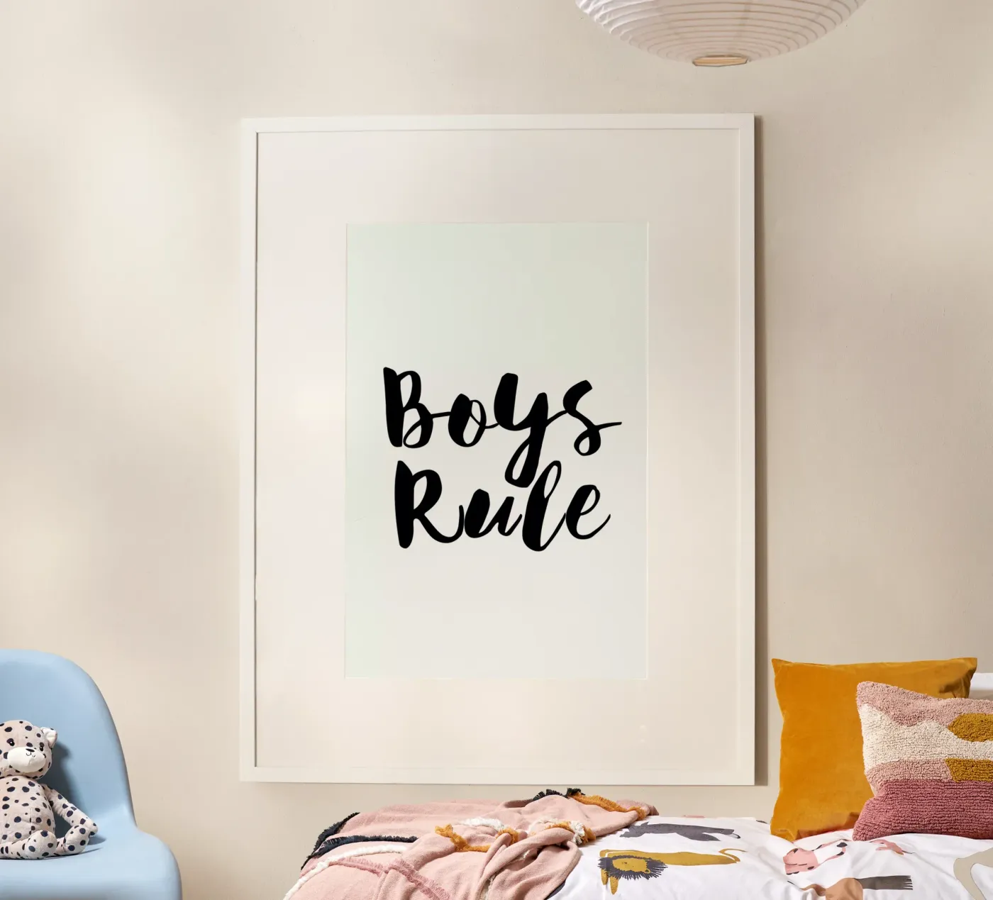 Boys Rule poster da Mottos by Sinan Saydik