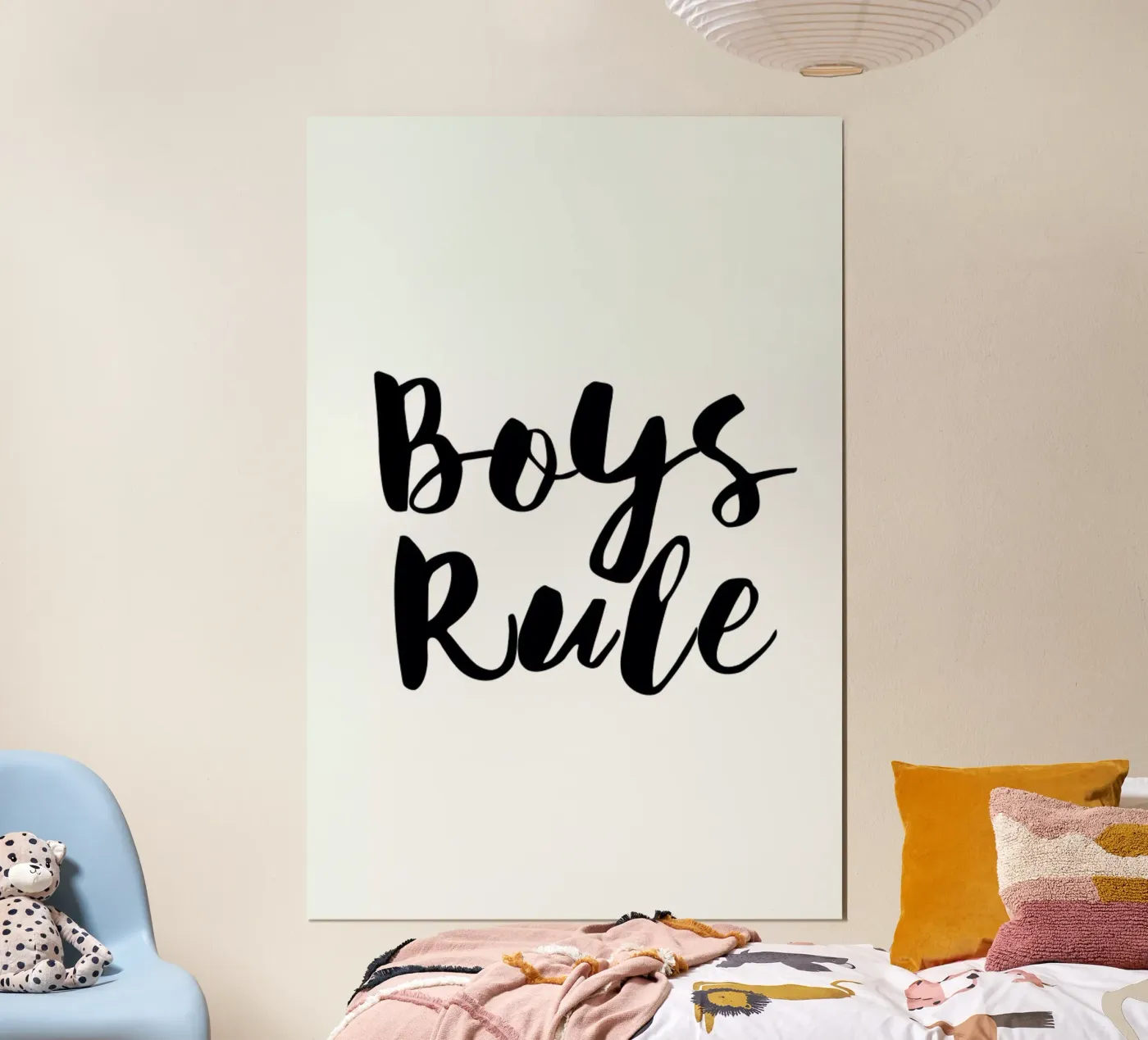 Boys Rule poster da Mottos by Sinan Saydik