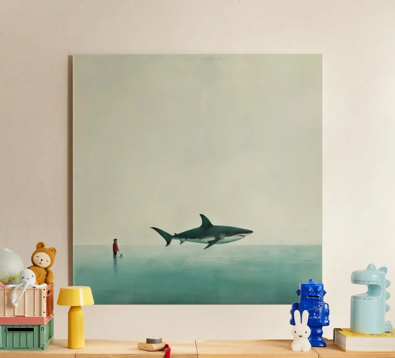 Minimal Shark plexiglass da Minimal Animal Art