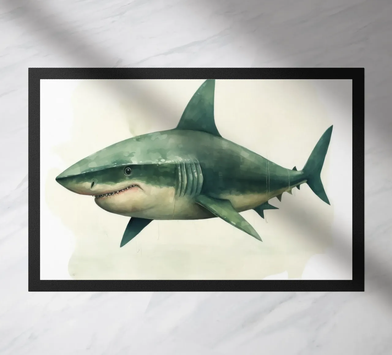 Squalo minimo 1 zerbino da Minimal Animal Art