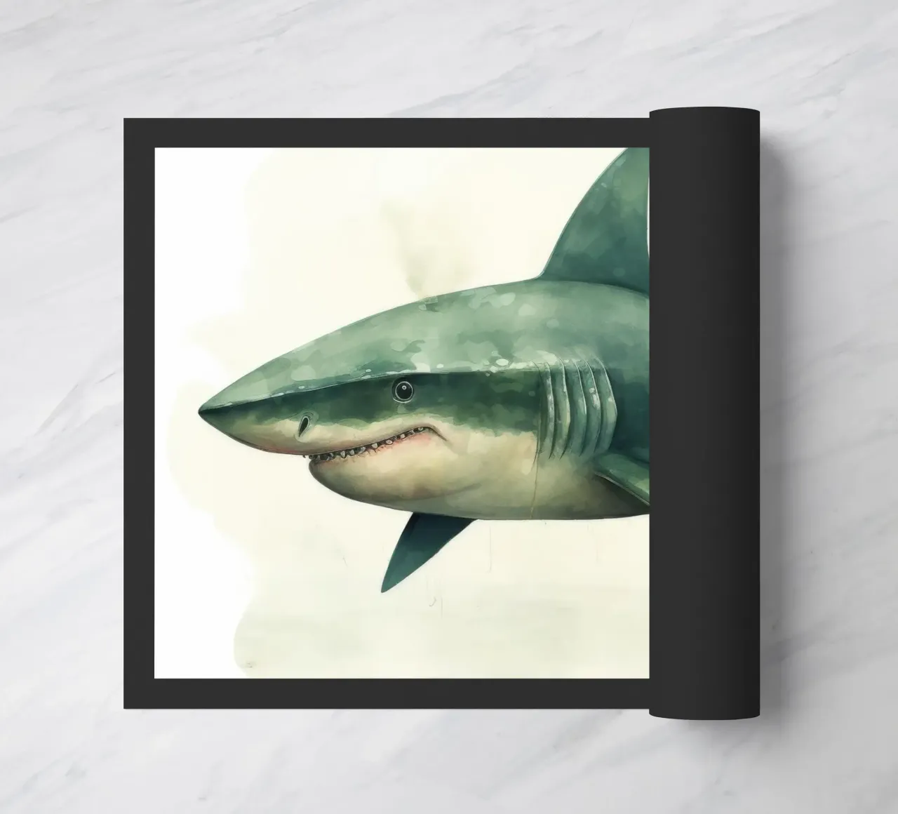 Squalo minimo 1 zerbino da Minimal Animal Art