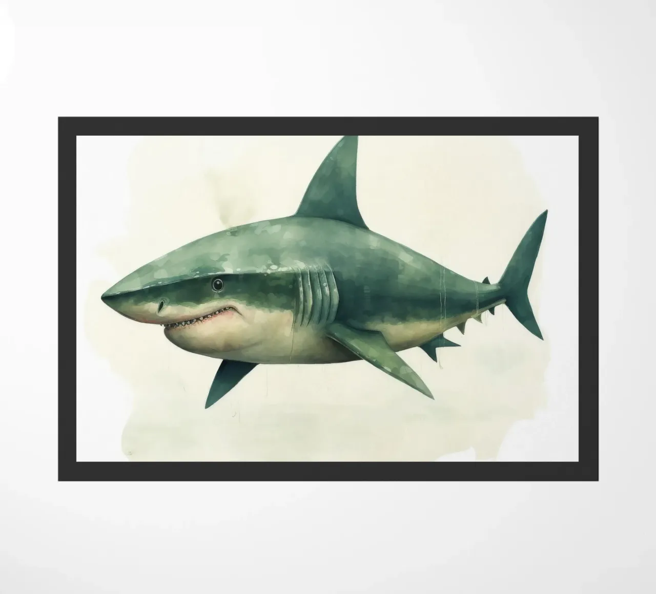 Squalo minimo 1 zerbino da Minimal Animal Art