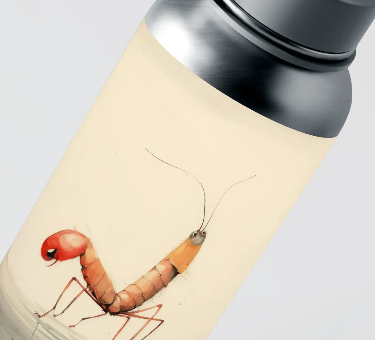 Gambas mínimas 3 pegatina de Minimal Animal Art
