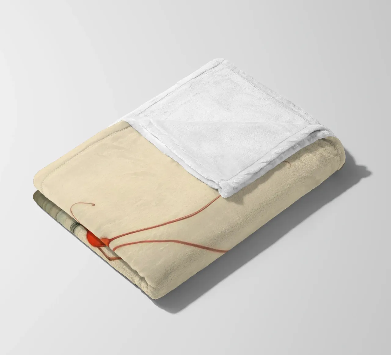 Gamberetti minimi 1 coperta in pile da Minimal Animal Art