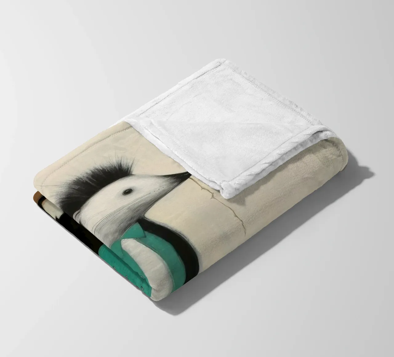 Minimal Skunk 2 coperta in pile da Minimal Animal Art