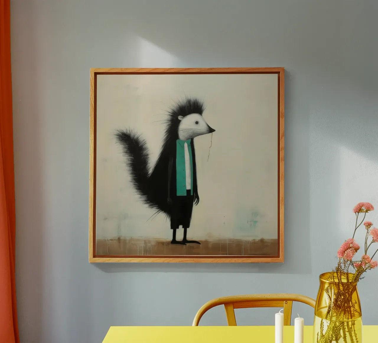 Skunk minimale plexiglass da Minimal Animal Art