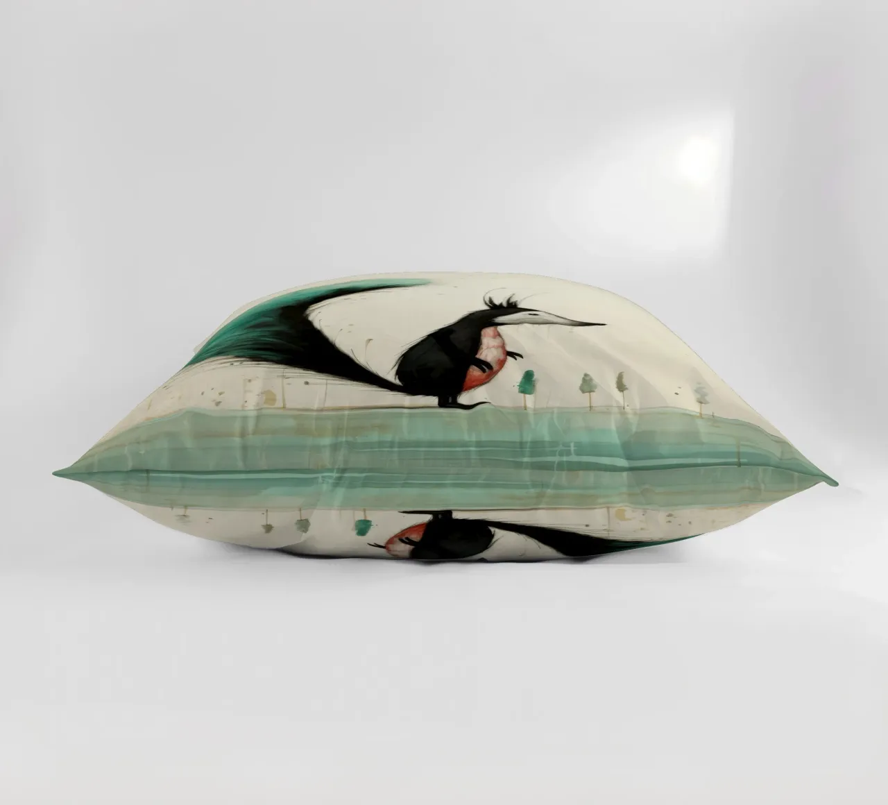 Minimal Skunk 3 cuscino da Minimal Animal Art