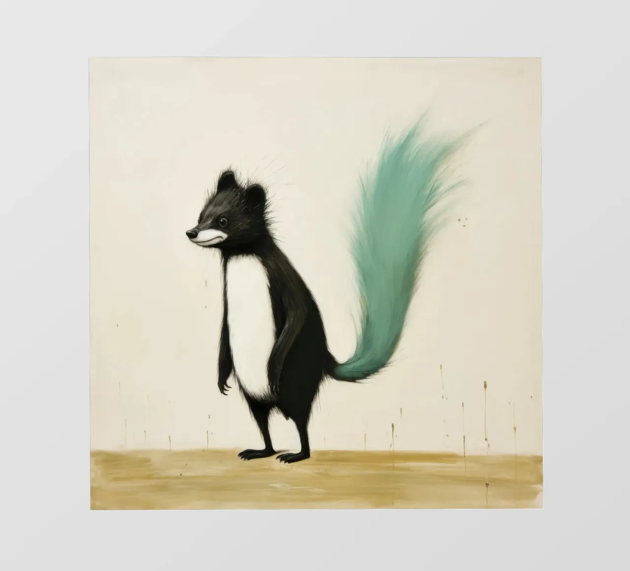 Minimal Skunk 4 telo in pvc da Minimal Animal Art