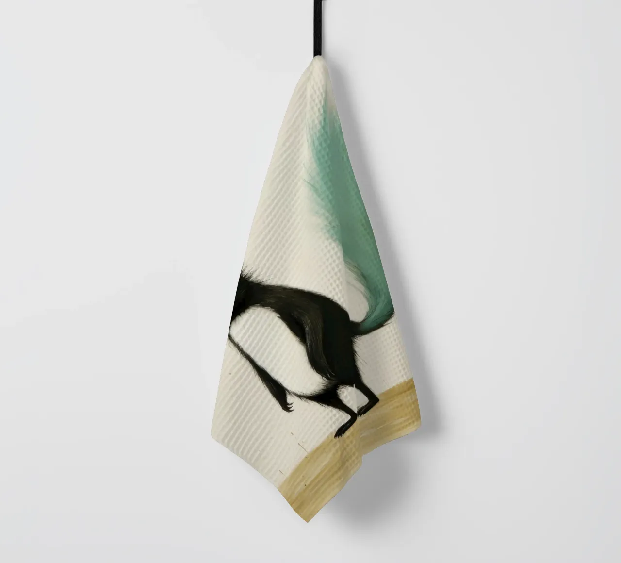 Minimal Skunk 4 canovaccio da cucina da Minimal Animal Art