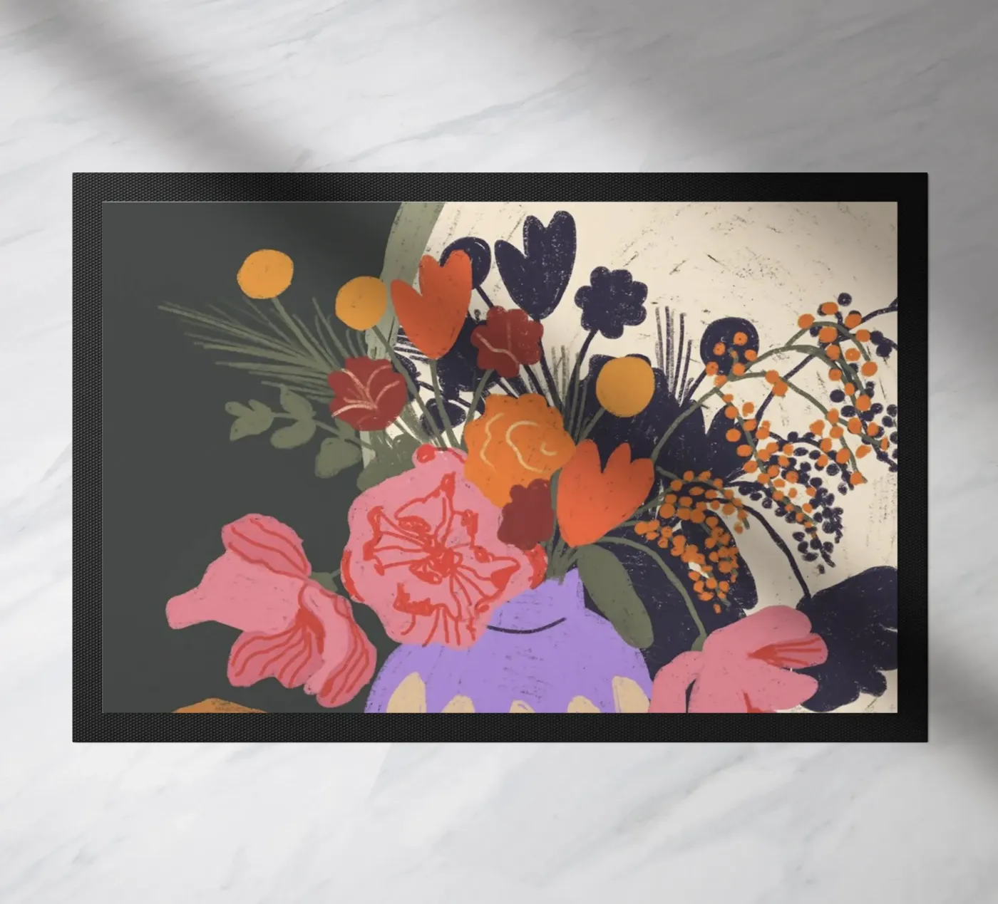 Flowers deurmat van GigiRosado