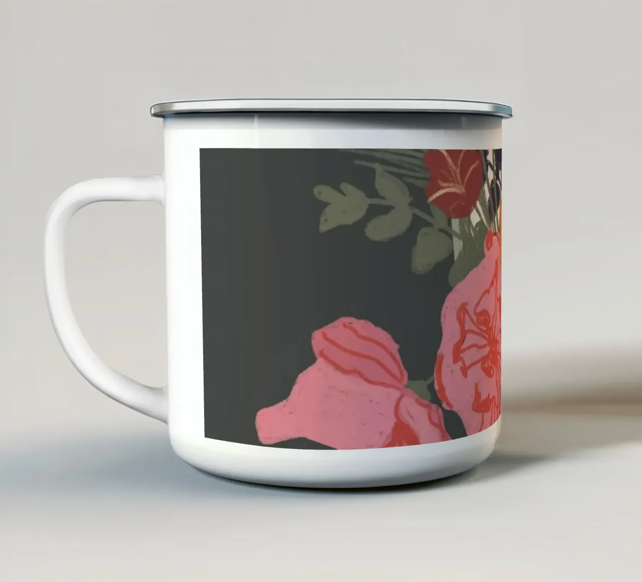 Flowers tazza in smalto da GigiRosado