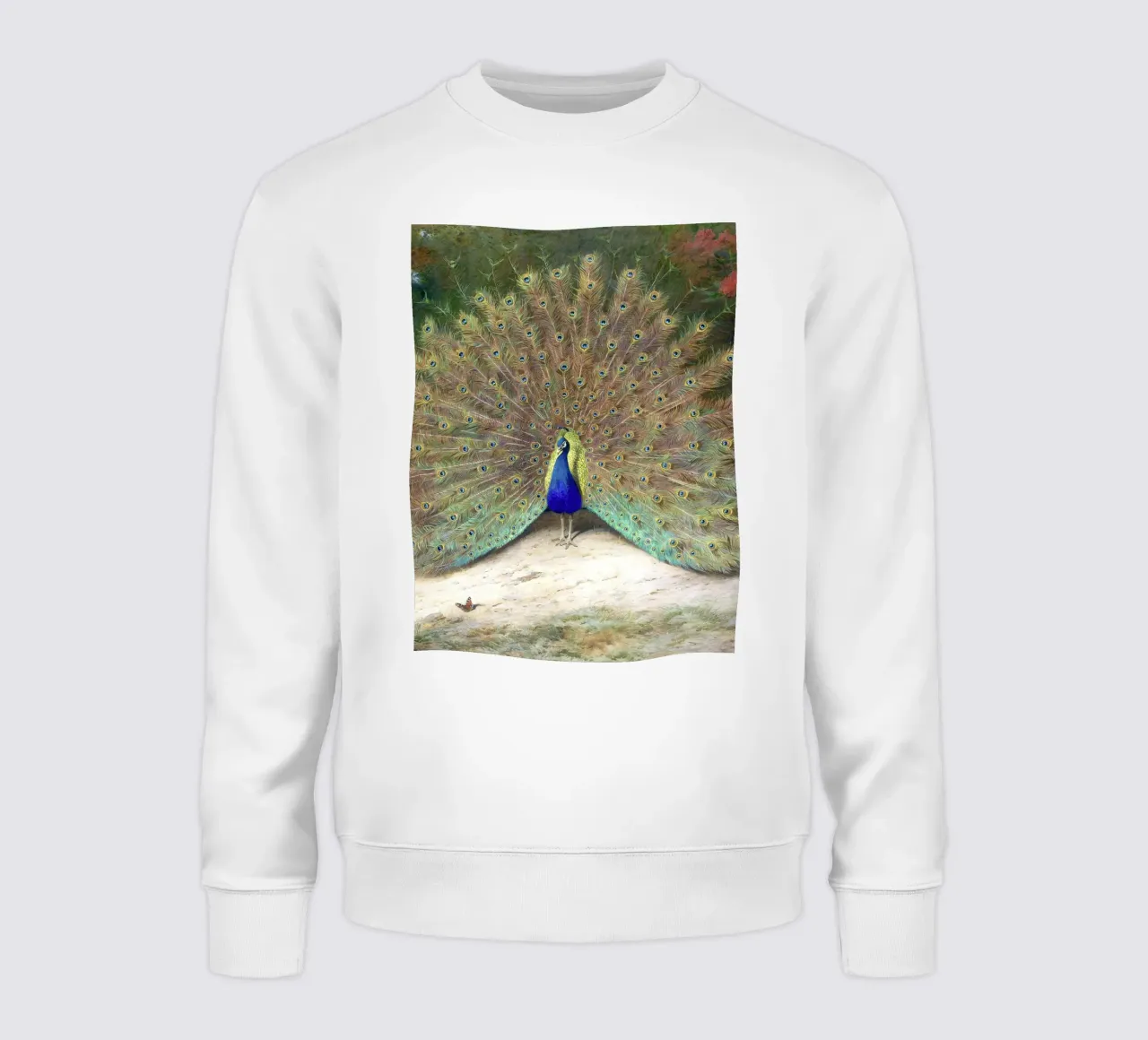 Peacock sweatshirt by apoloprints